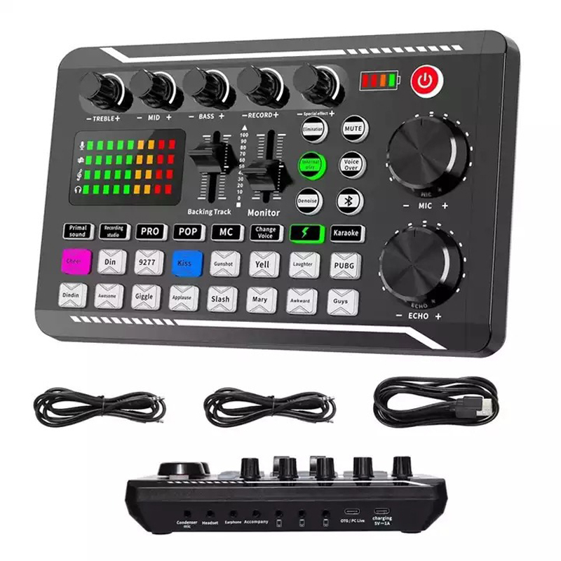Audio Music Tiktok - F998 carte son en direct accordeur