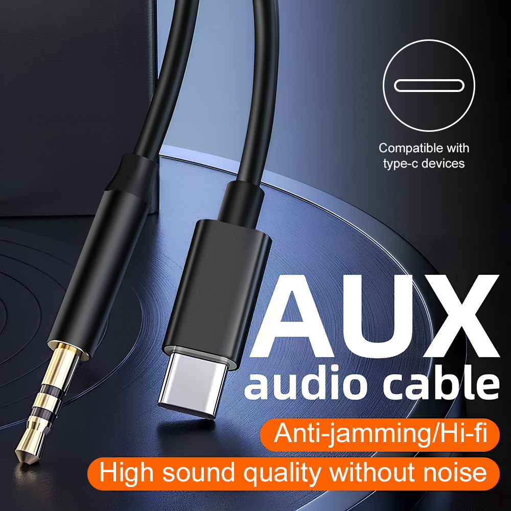 Audio Music Link - Câble audio AUX Type-C vers 3,5