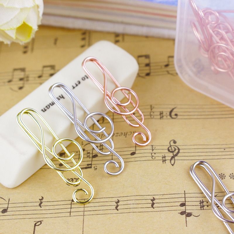 Audio Music Notes - Pinces à papier en forme de