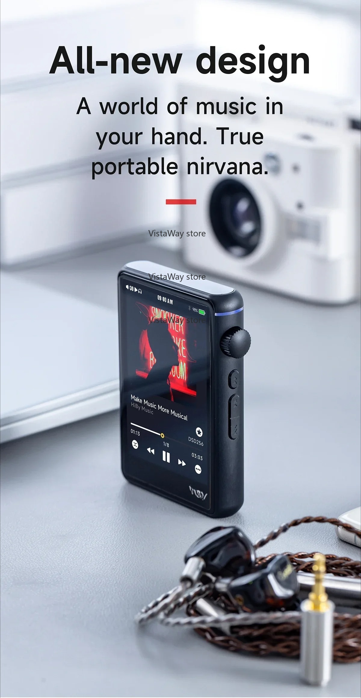 Audio Music Web - Lecteur de musique WiFi Bluetooth MP3