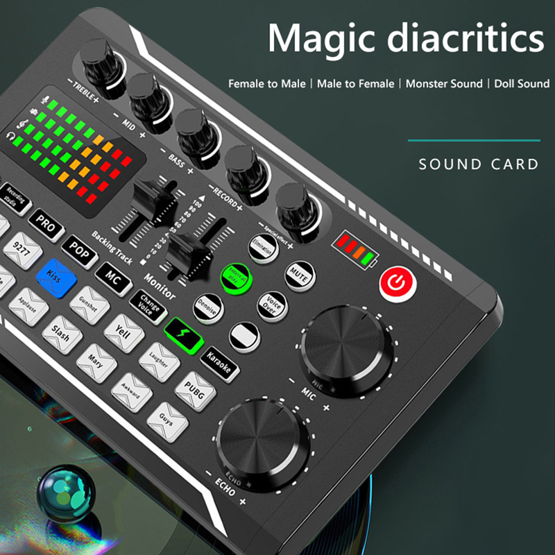 Audio Music Tiktok - F998 carte son en direct Audio