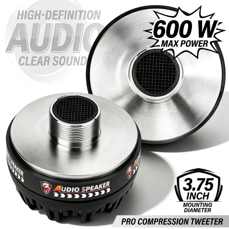 Audio Music Generator - 2 pièces, haut-parleur tweeter en titane