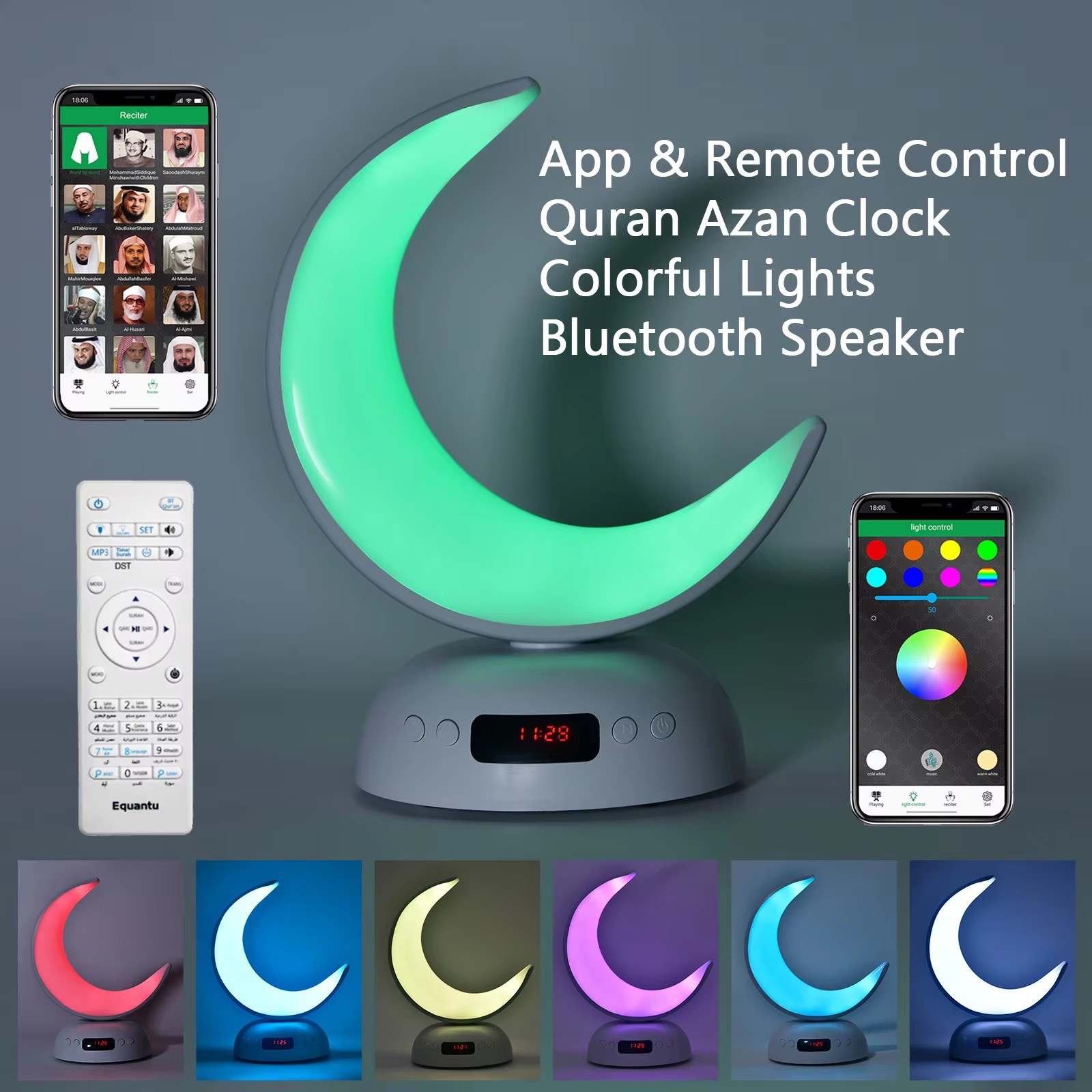 Audio Music Islamic - Horloge Azan Coranique Islamique Arabe avec