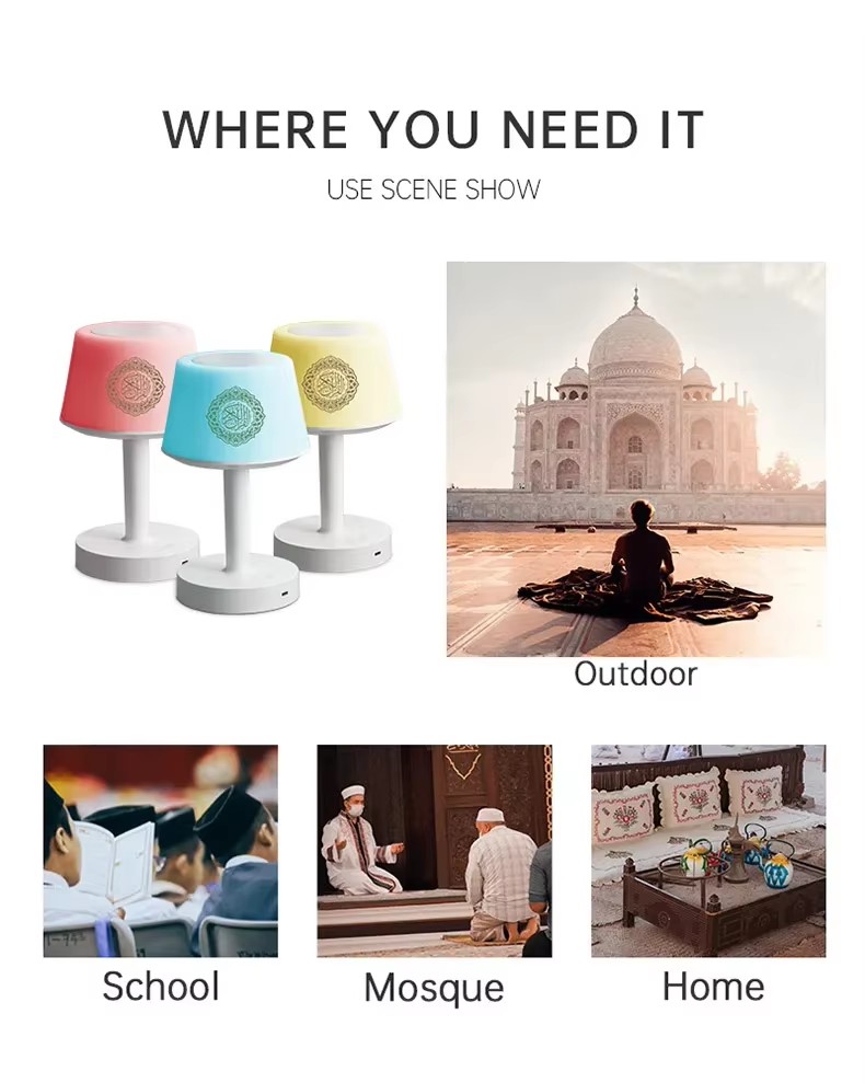 Lampe de nuit islamique arabe  - Audio Music Islamic avis et prix