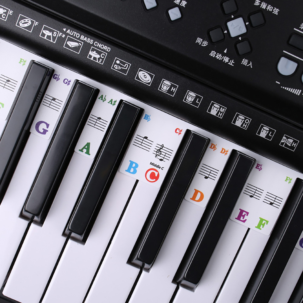 Autocollants pour clavier de p - Audio Music Notes avis et prix