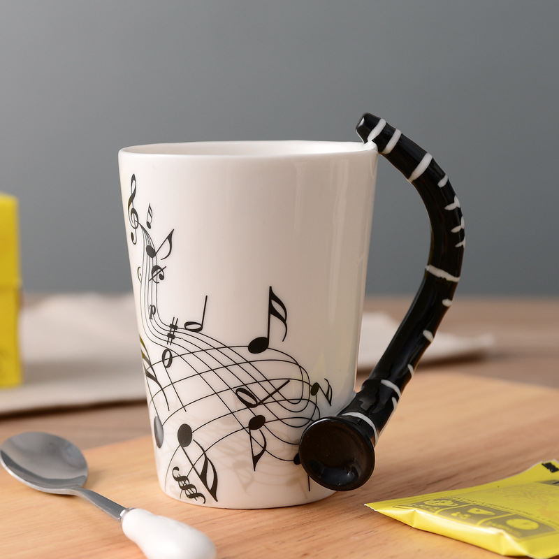 Mug en Bois JEHarp, Piano, Not - Audio Music Notes avis et prix