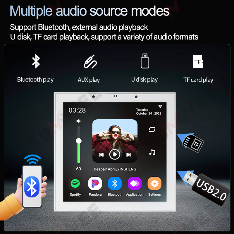 Amplificateur mural audio numé - Audio Music Generator avis et prix