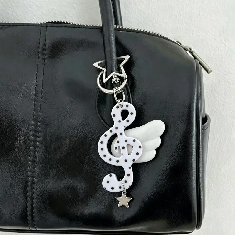 Porte-clés en acrylique en for - Audio Music Notes avis et prix